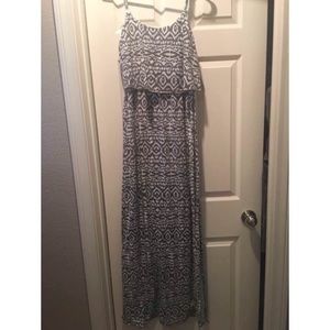 Gray maxi dress